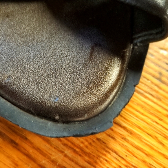 Rockport Black Leather Crossover Sandals Size 9.5 - Picture 11 of 12